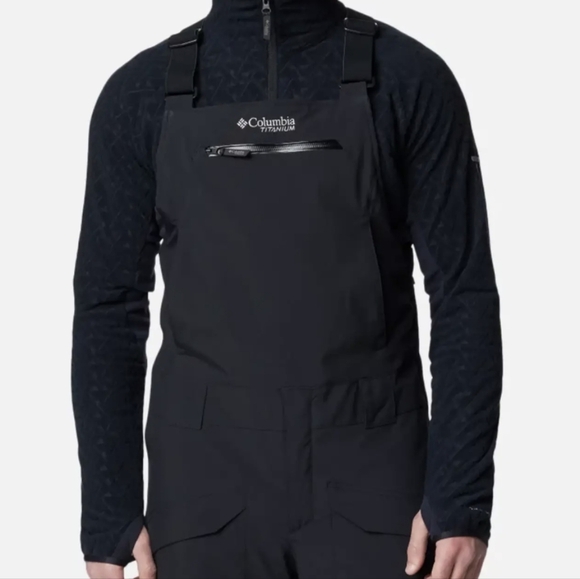 Columbia Men's Highland Summit II Bib Ski Pant Black Mens Sz S Or Women's M - Picture 7 of 17
